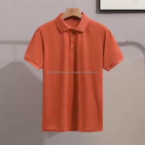 Camiseta Polo de Manga Corta con Cuello Solapa, Diseño Personalizado con Logotipo Bordado, Estilo Ejecutivo Ligero y Ajustado para Verano - Product Image 5