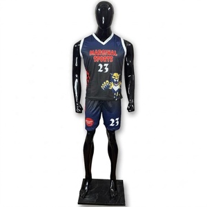 Vente flash - Ensemble de maillots de basket-ball unisexes respirants, antibactériens, à séchage rapide, écologiques, pour adultes, ensembles de basket-ball personnalisés - Product Image 1