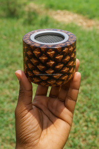 Luxe Fusion Résine Incrustation En Bois Mubkhar Brûleur Élégant Décoratif Arabe Porte-Encens Religieux Bois De Santal Maisons Hôtels Eid - Product Image 6