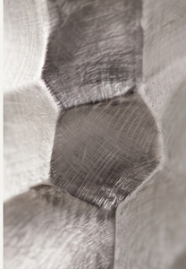 Vase en argent contemporain minimaliste, texture sculpturale, ensemble de décoration artistique, commande en gros - Product Image 5