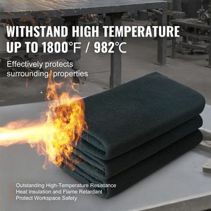 Set di 4 Teli in Feltro di Carbonio per Saldatura 94x91 cm, Ignifughi, Resistenti al Calore fino a 1800°F, Kit per Saldatura e Saldatura a Stagno - Product Image 2