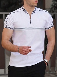 Classic Men's Polo <b>T</b> <b>Shirt</b> with Polo <b>Collar</b> Neck Design Short Sleeve Comfortable Daily Wear Fashion <b>T</b> <b>Shirt</b> - Product Image 2