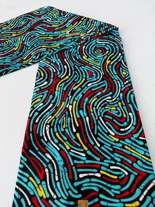 Tela de Algodón Estampada con Cera Africana, Diseño Personalizado para Coser Vestidos Tradicionales de Etiopía - Product Image 5