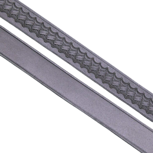 Correa de piel de oveja Sam Browne para hombre, ajustable, con hebilla de acero de 4.5 cm de ancho, estampado por transferencia térmica, estilo clásico. - Product Image 4