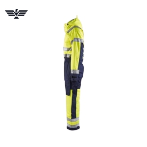 Custom High Visibility Waterproof Coverall Safety Suit Reflective Industrial <b>Workwear</b> Insulated <b>Winter</b> Protective Overall - Product Image 6