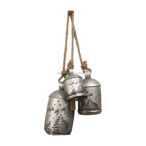 Handcrafted Metal Hanging Christmas <b>Bells</b> to Enhance Your Holiday Ambiance and Gifting Use From Indian Supplier - Product Image 3