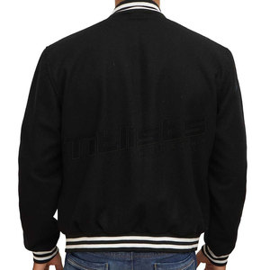 Veste Letterman en cuir durable avec manches en cuir, corps en mélange de laine de qualité supérieure, vêtements universitaires personnalisés, veste Letterman - Product Image 2