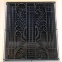 Diseños modernos de ventana principal Parrillas de acero antirrobo Seguridad de grado hospitalario Estilo abierto fijo