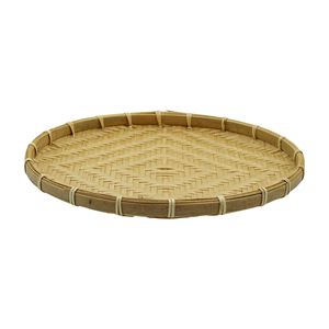 Traditional Handmade Bamboo <b>Tray</b> Round Woven <b>Serving</b> <b>Tray</b> for Food Fruit Bread Display Kitchen and Dining Table - Product Image 2