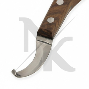 Professional Reusable Stainless Steel Wood Handle Hoof Knife-Farrier Tools Hospital Surgical <b>Veterinary</b> <b>Instruments</b> for Horse - Product Image 2