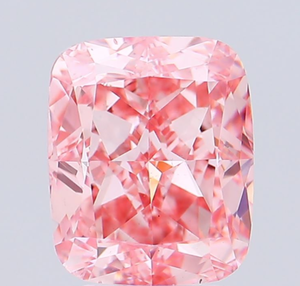 Diamante Cultivado en Laboratorio con Certificación IGI, Corte Cojín Alargado de 5.03 CT, Color Rosa Intenso Fantasía, Claridad VS2, CVD ROYAL GEMS para Joyería - Product Image 1