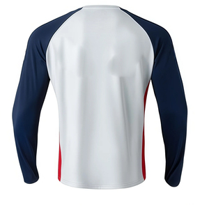 T-shirt décontracté à manches longues pour homme, été, logo personnalisé imprimé sur le devant, coupe classique, en molleton confortable 100 % coton - Product Image 6