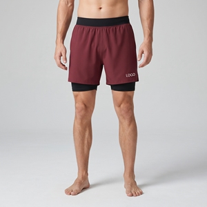 Shorts de course personnalisés pour hommes, respirants, pour la gym, l'entraînement et le sport, avec poches, vente en gros, vêtements de sport, tenue d'entraînement - Product Image 5