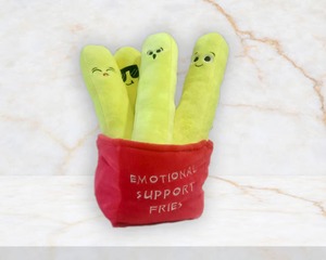 Cojín de Peluche con Forma de Papas Fritas, Juguete Kawaii, Divertido Regalo para Niños, Decoración para Sofá - Product Image 1