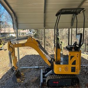 Mini-excavatrice à chenilles de 1,2 à 1,8 tonnes avec moteur Eaton, vérin hydraulique et PLC, haute efficacité - Product Image 4