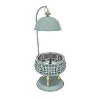 Chauffe-Plat de Luxe avec Lampe Chauffante, Plat de Service en Acier Inoxydable, Distributeur de Soupe, Support de Service pour Traiteur, Hôtel, Restaurant EliteX