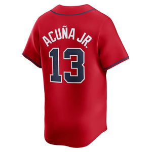 Men's Red Baseball Jersey Short Sleeve Button Front Team <b>Name</b> Print Breathable Polyester Uniform Apparel Adult Regular Fit - Product Image 3