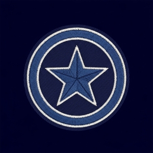 Parche Masónico Cuadrado Azul Marino Personalizado de Tres Estrellas, Insignia Masónica Redonda Bordada, Aplique Masónico Hecho a Mano para Uniforme - Product Image 2