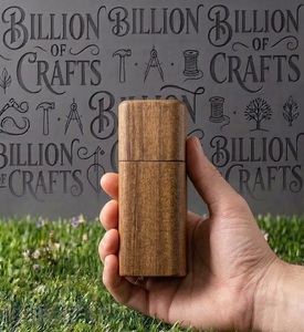 กล่องของขวัญไม้ทำมือสำหรับใส่ขวดน้ำหอมเดี่ยว ขายส่งขั้นต่ำ (MOQ) - Product Image 2