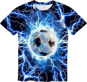 Uniforme de Fútbol Personalizado para Hombre, Diseño de Fútbol con Estampado Completo, Cuello Redondo, Manga Corta, Transpirable, Ropa Deportiva de Poliéster - Product Image 1