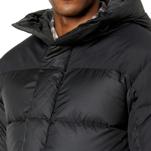 Men'<b>s</b> Stand Collar Puffer <b>Jacket</b> Windproof Polyester Casual Zipper Closure Solid Color Regular Fit 2026 <b>Jacket</b> OEM - Product Image 6