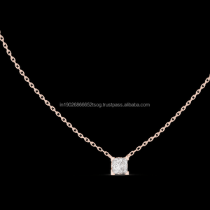 Dream Dazzle jewels 10K collar con colgante de oro diario mínimo para mujer - Product Image 1