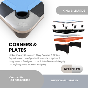 Mesa de Billar Premium Ultra X de 9 Pies para Torneos, Esquinas de Aluminio Niquelado, Rieles Resistentes a los Arañazos de Madera de Caucho, Precio Competitivo - Product Image 4