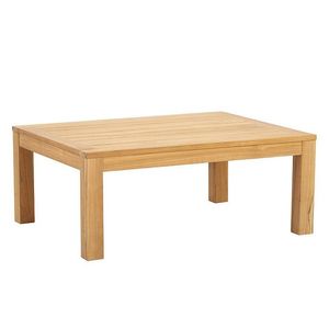 Table de jardin extérieure en teck américain, fabriquée en Indonésie, meubles en bois massif - Product Image 1