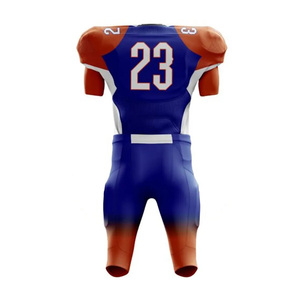 Uniforme de Fútbol Americano Totalmente Personalizado con Impresión de Nombre del Jugador, Uniforme Deportivo de Fútbol Americano para Venta en Línea a Bajo Precio - Product Image 3