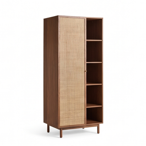 Solid Wood Modern Eco-Friendly Durable Side <b>Table</b> Wooden Nightstand Cabinet Storage for Bedroom Living Room Hotel - Product Image 2