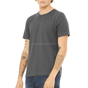 Camiseta Unisex Nueva Transpirable de Manga Corta y Cuello Redondo, Talla Pequeña, Color Gris - Product Image 5