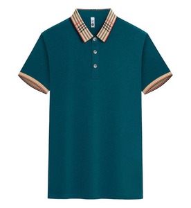 Men's 100% Cotton for Polo Shirt 3D Printed Short-Sleeved Lapel T-Shirt Top Style Anti-Wrinkle Jersey Clothing - Product Image 6