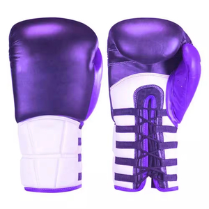 Gants de kick-boxing respirants en soie noire et verte avec fermeture auto-agrippante antidérapante pour adultes - Product Image 3