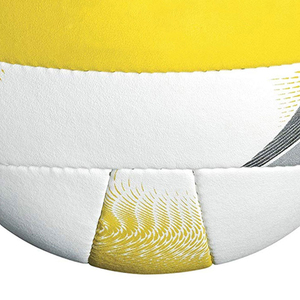Ballon de volley-ball de plage haute visibilité aux couleurs néon vives, ballon de volley-ball blanc personnalisé avec signature, ballon souvenir personnalisé - Product Image 6