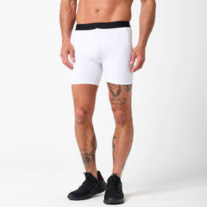Custom Wholesale Custom Logo <b>Mens</b> Solid Woolen <b>Compression</b> Gym <b>Shorts</b> Quick Dry Fitness Workout & Running Sportswear - Product Image 1