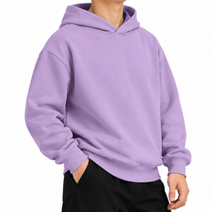 Sweat-shirts à capuche streetwear surdimensionnés en coton, fabricant de vêtements OEM ODM en marque blanche, sweats à capuche de haute qualité - Product Image 1