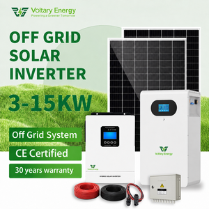 Sistema Completo de Energía Solar Híbrida de 3KW 5KW 6KW 8KW 10 Kva, Sistema de Energía Solar Fuera de la Red con <span class=keywords><strong>Banco</strong></span> de Baterías - Product Image 1