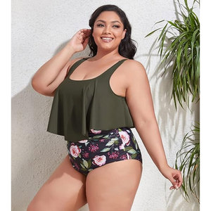 Traje de Baño Personalizado Solid Trader, Bikini Cover Up Ligero, Protección Solar, Transpirable, Ropa de Vacaciones, Talla Grande, Ropa de Playa para Mujer - Product Image 3