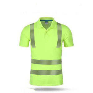 Camisetas Polo Clásicas de Talla Grande para Guardias de Seguridad con Logotipo Personalizado, ANSI Clase 2, con Luz LED Intermitente, Ropa de Trabajo Impermeable para Hombre - Product Image 4