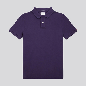 Camiseta Polo de Manga Corta para Hombre, 100% Algodón, Transpirable, Diseño Sólido Informal, Tallas Grandes, Logotipo Bordado - Product Image 3