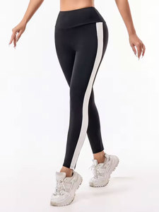 Leggings para mujer, de cintura alta, elásticos, con letras estampadas, levanta glúteos, pantalones de yoga y fitness - Product Image 3