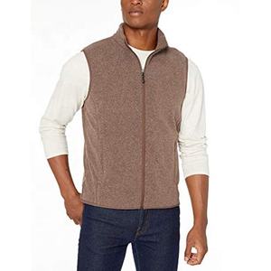 Gilet en polaire classique à manches régulières pour unisexe avec fermeture éclair intégrale et 100% polaire, nouvel article - Product Image 3