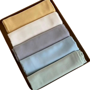 Elegantes Pañuelos de Gasa para Mujer, Suaves, Ligeros, Transpirables, Personalizables, Hijab, Chal Musulmán, Pañuelo Largo para la Cabeza - Product Image 6