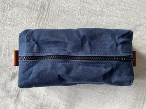 Trousse de Toilette en Cuir et Toile Imperméable, Organisateur de Voyage, Trousse de Rangement Cosmétique, Étui de Voyage pour Hommes LCTB-0037 - Product Image 2