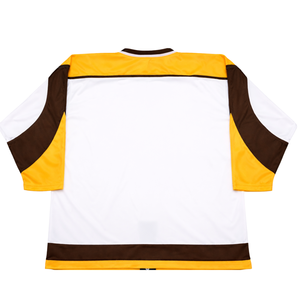 Jersey de Hockey sobre Hielo Premium |   Añade el Nombre de tu Equipo Personalizado - Tela Resistente para Ligas Profesionales - Uniforme de Equipo Estilo Vintage - Product Image 2