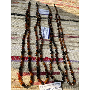 Tasbih/Misbaha religieux islamique moderne et écologique en corne de buffle polie, 99 perles, ILAHI, Uttar Pradesh - Product Image 1