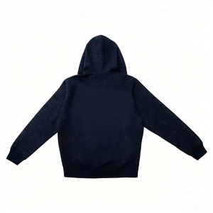 Cotton Rhinestone Hoodie Heavyweight Oversized Eco-Friendly Streetwear Unisex Pullover Cartoon Pattern Design Winter - Product Image 6