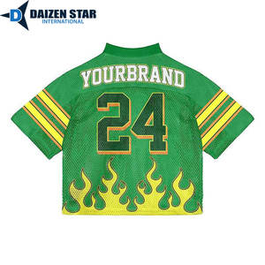 Maillot en maille personnalisé avec nom d'équipe et nom de joueur, 100% polyester respirant, séchage rapide, antibactérien, anti-UV, manches courtes, toutes tailles - Product Image 6