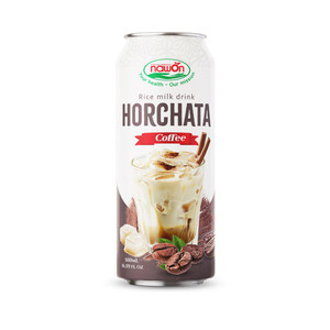 Bebida de Café Horchata con Leche de Arroz 500ml en Lata, Fusión Dulce y Suave, Sin Lácteos, a Base de Plantas, OEM - Product Image 1