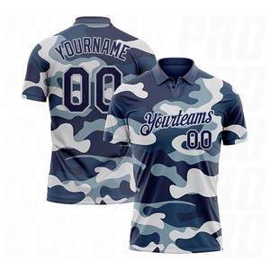 Polo de golf d'été respirant de haute qualité, style moderne et minimaliste, camouflage, manches courtes, logo personnalisé, vêtements de sport personnalisés pour jeunes - Product Image 6